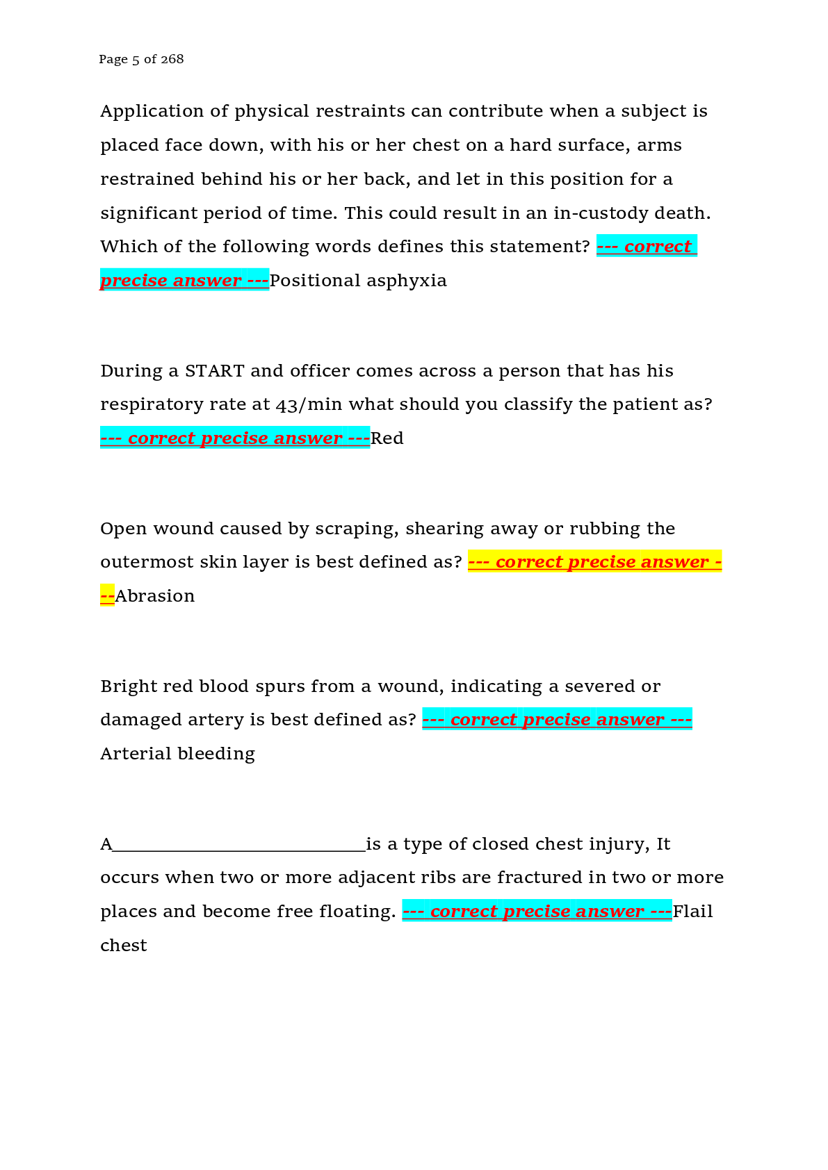 Preview page 5 of State Officer Certification Examination (SOCE) – Criminal Justice Training Commission (Florida) – 2026 – Complete Practi