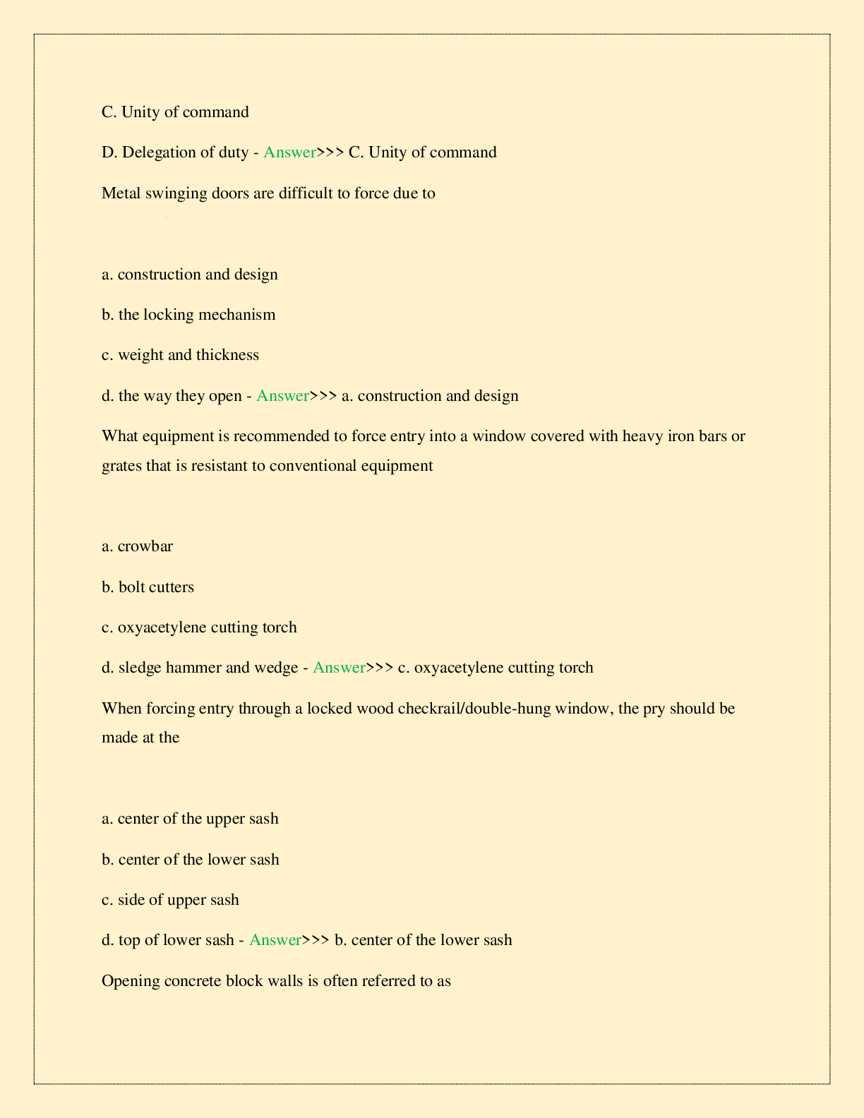 Preview page 3 of TCFP PREP STUDY QUESTIONS 2026 WITH VERIFIED SOLUTIONS 100% GUARANTEED PASS ASSURED A+