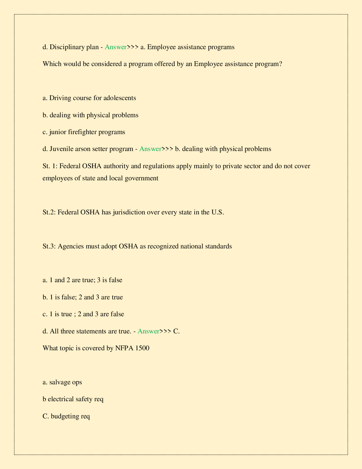 Preview page 7 of TCFP PREP STUDY QUESTIONS 2026 WITH VERIFIED SOLUTIONS 100% GUARANTEED PASS ASSURED A+