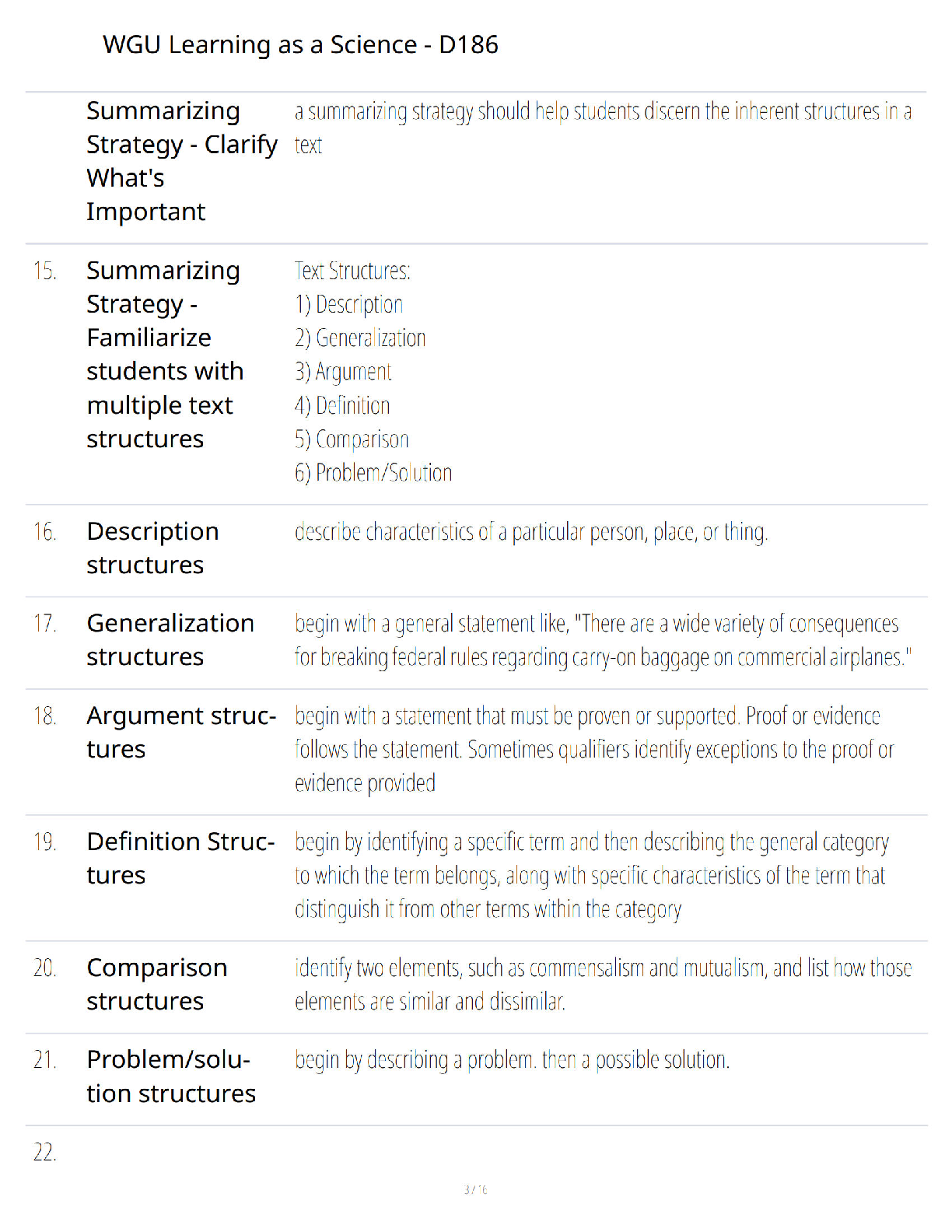 Preview page 3 of WGU D186 - Learning as a Science - Ultimate Study Guide - Verified Questions and Answers - A+ Guaranteed Success