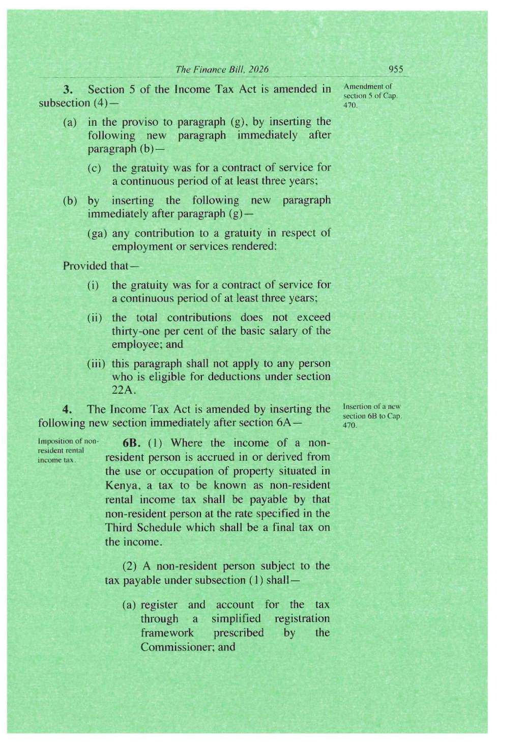 Preview page 5 of The Kenyan Fiannce Bill 2026