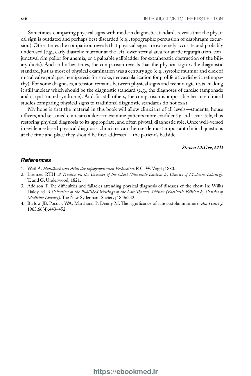 Preview page 5 of McGee's Evidence-Based Physical Diagnosis 6th Edition By Steven McGee