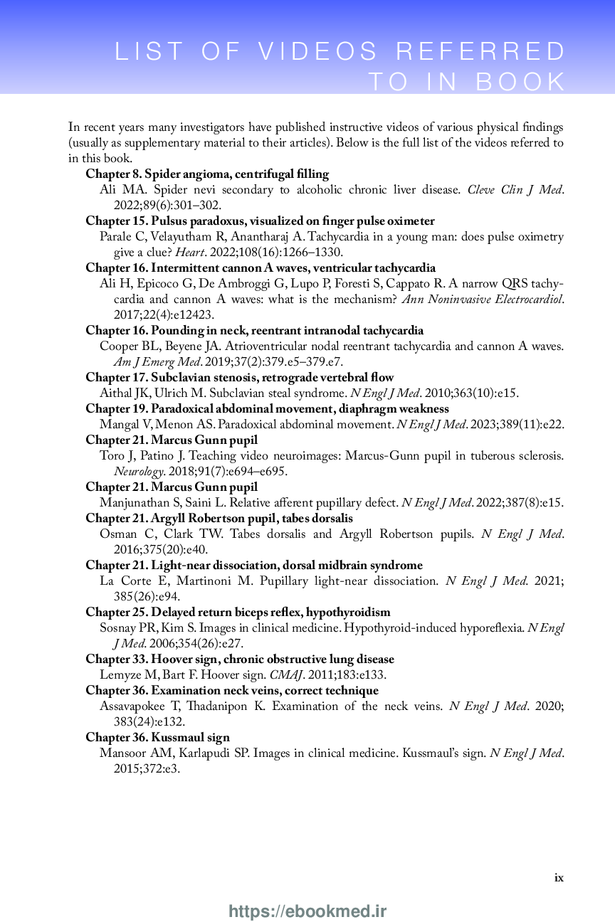 Preview page 6 of McGee's Evidence-Based Physical Diagnosis 6th Edition By Steven McGee
