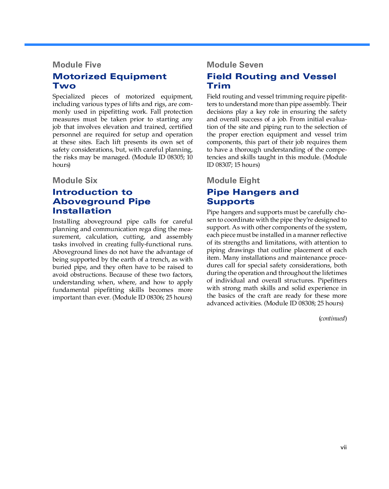 Preview page 8 of eBook PDF Pipefitting (Level 3) 4th Edition By NCCER