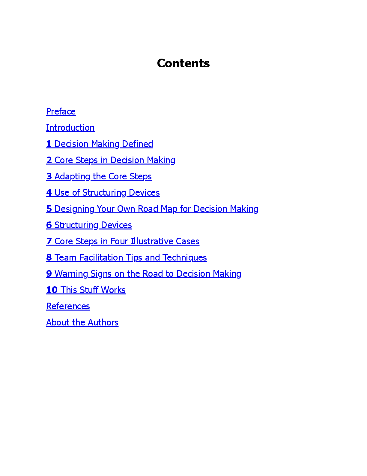 Preview page 5 of eBook PDF The Practical Decision Maker A Handbook for Decision Making and Problem Solving in Organizations 2nd Edition B