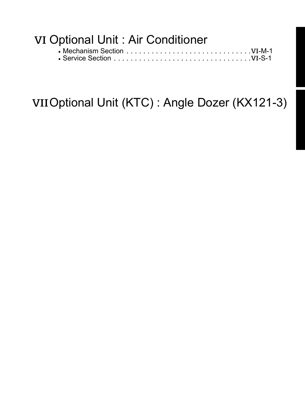 Preview page 5 of Kubota KX121-3 KX161-3 Excavator workshop Manual
