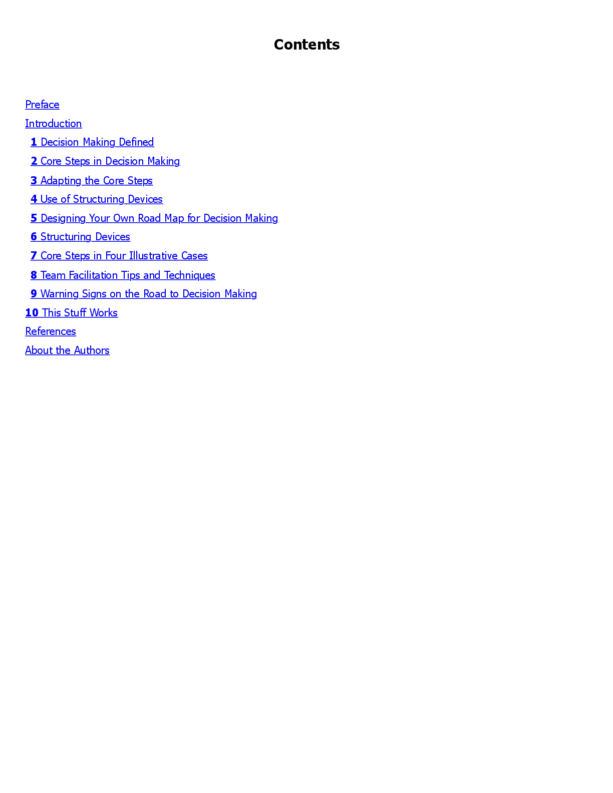 Preview page 4 of eBook PDF The Practical Decision Maker A Handbook for Decision Making and Problem Solving in Organizations 2nd Edition B