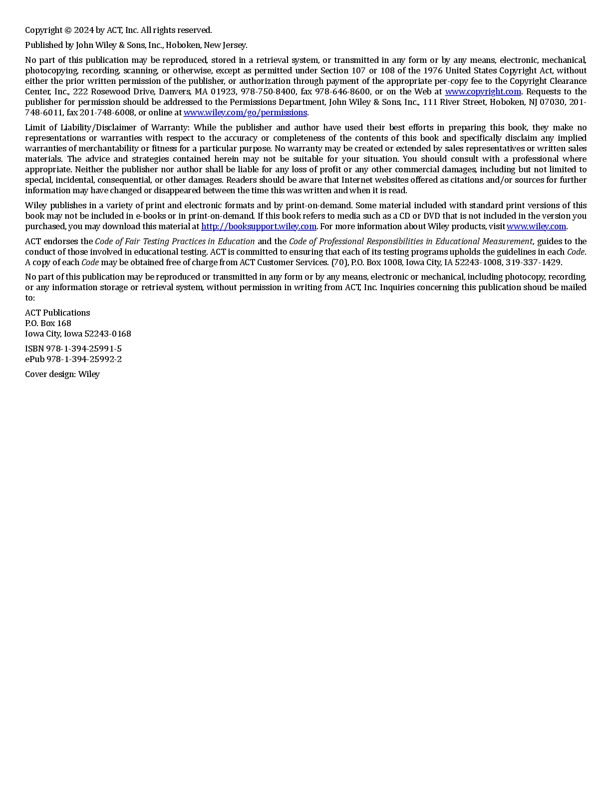 Preview page 3 of The Official ACT Prep Guide 2024-2025 By ACT