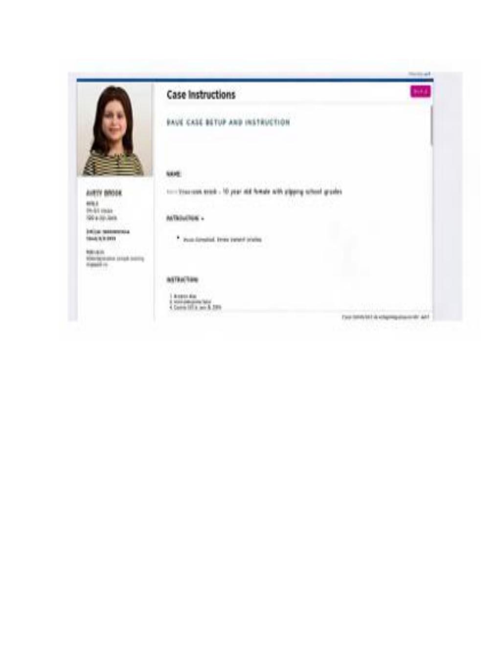 Preview page 2 of iHuman Avery Brook Case Solution 10-Year Old Female with Slipping Grades | Complete Guide with Expert HPI Questions, ROS