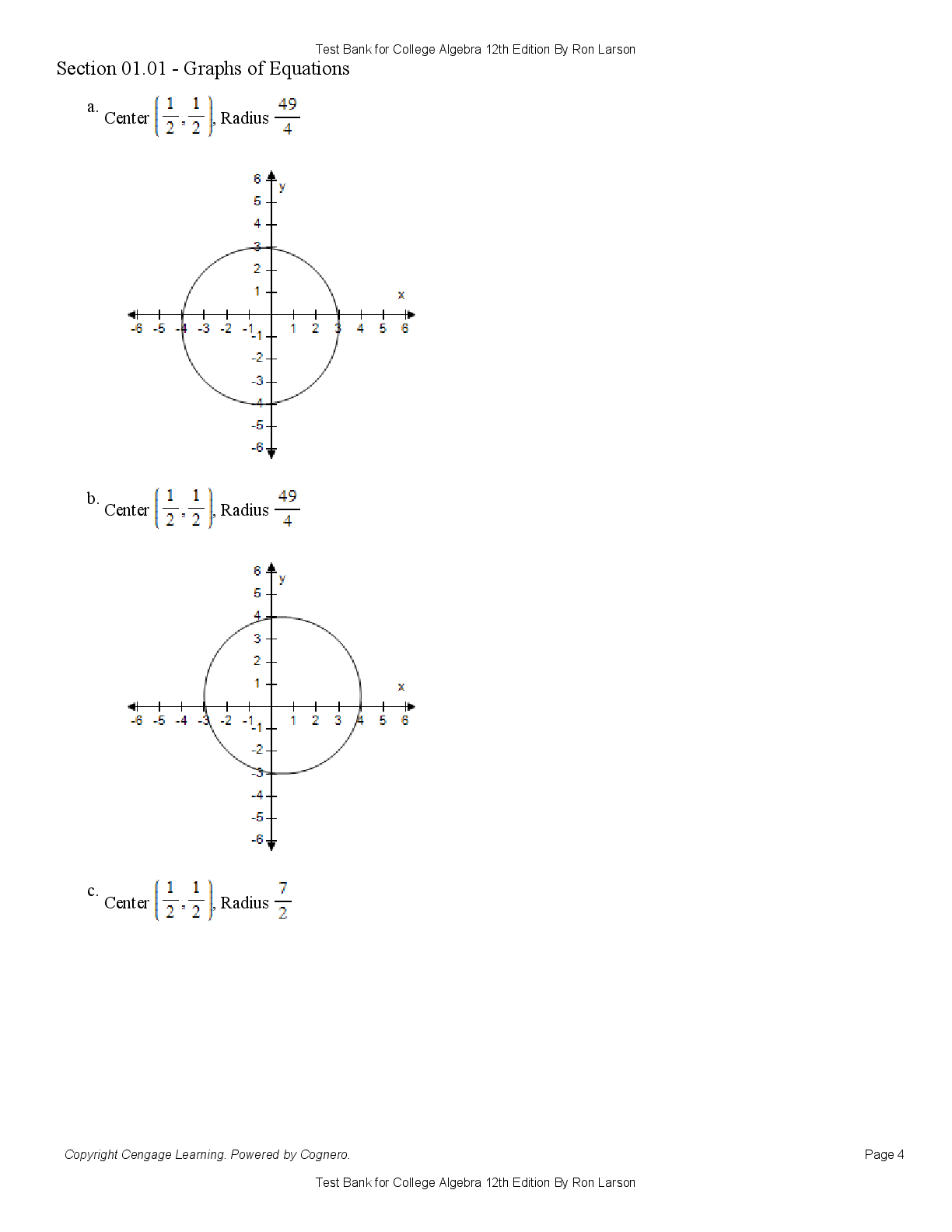 Preview page 4 of Test Bank For College Algebra 12th Edition By Ron Larson