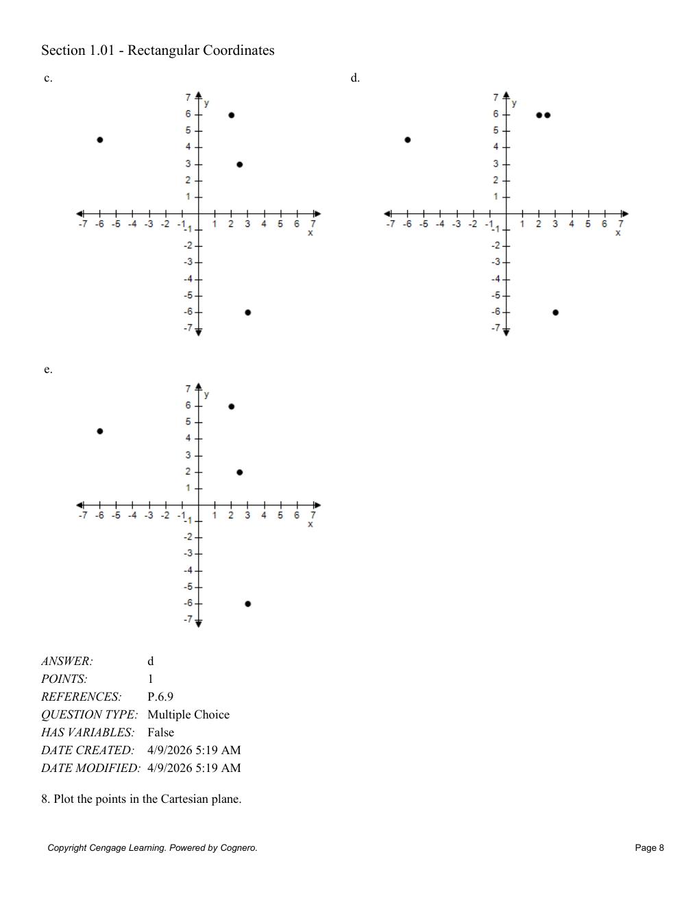 Preview page 10 of Test Bank For Precalculus 12th Edition By Ron Larson