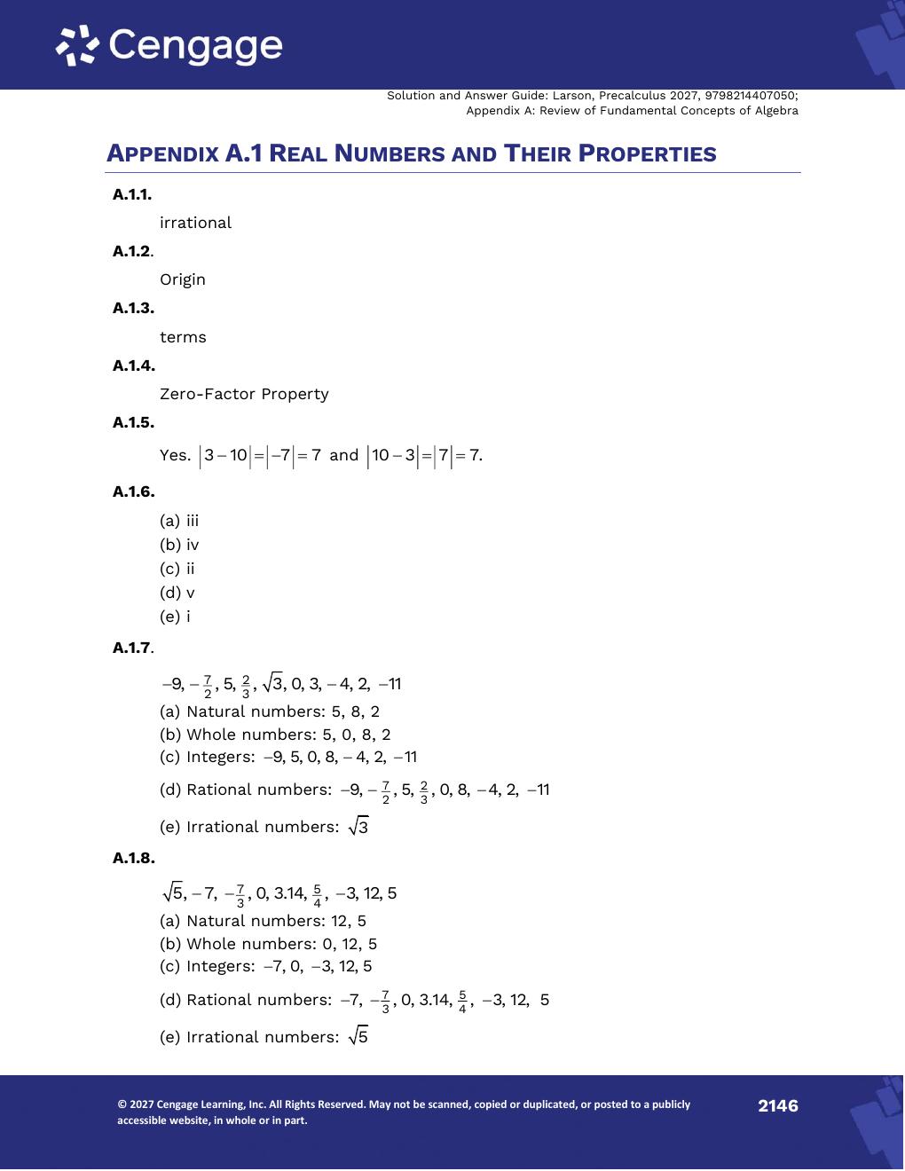 Preview page 4 of Solutions Manual For Precalculus With Limits 6th Edition By Ron Larson