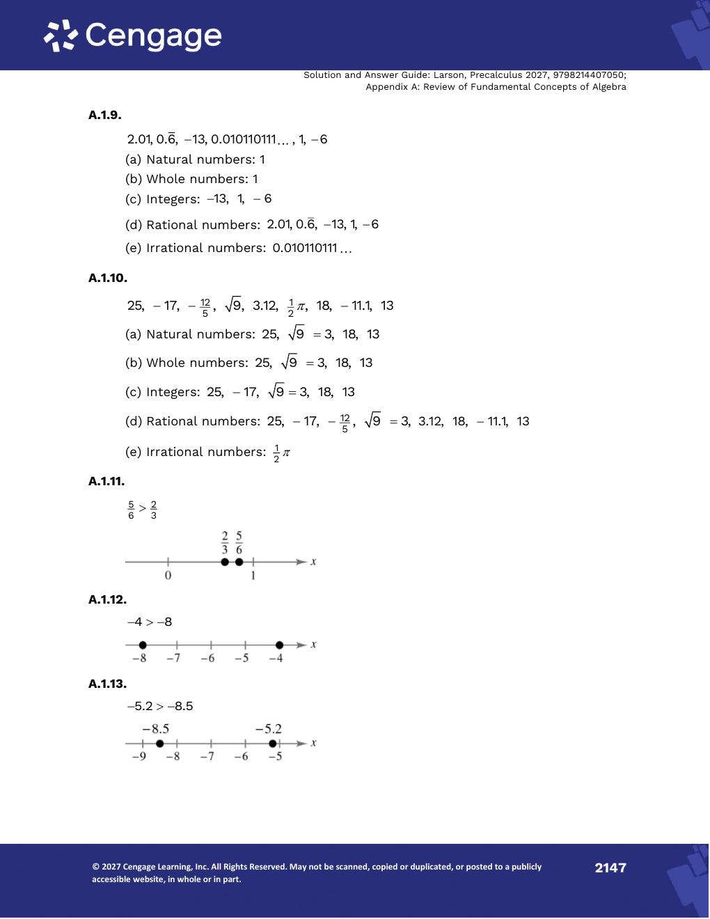 Preview page 5 of Solutions Manual For Precalculus With Limits 6th Edition By Ron Larson