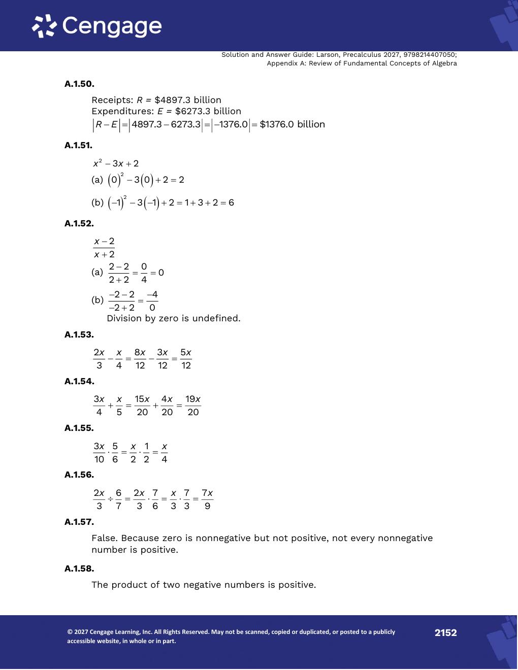 Preview page 10 of Solutions Manual For Precalculus With Limits 6th Edition By Ron Larson