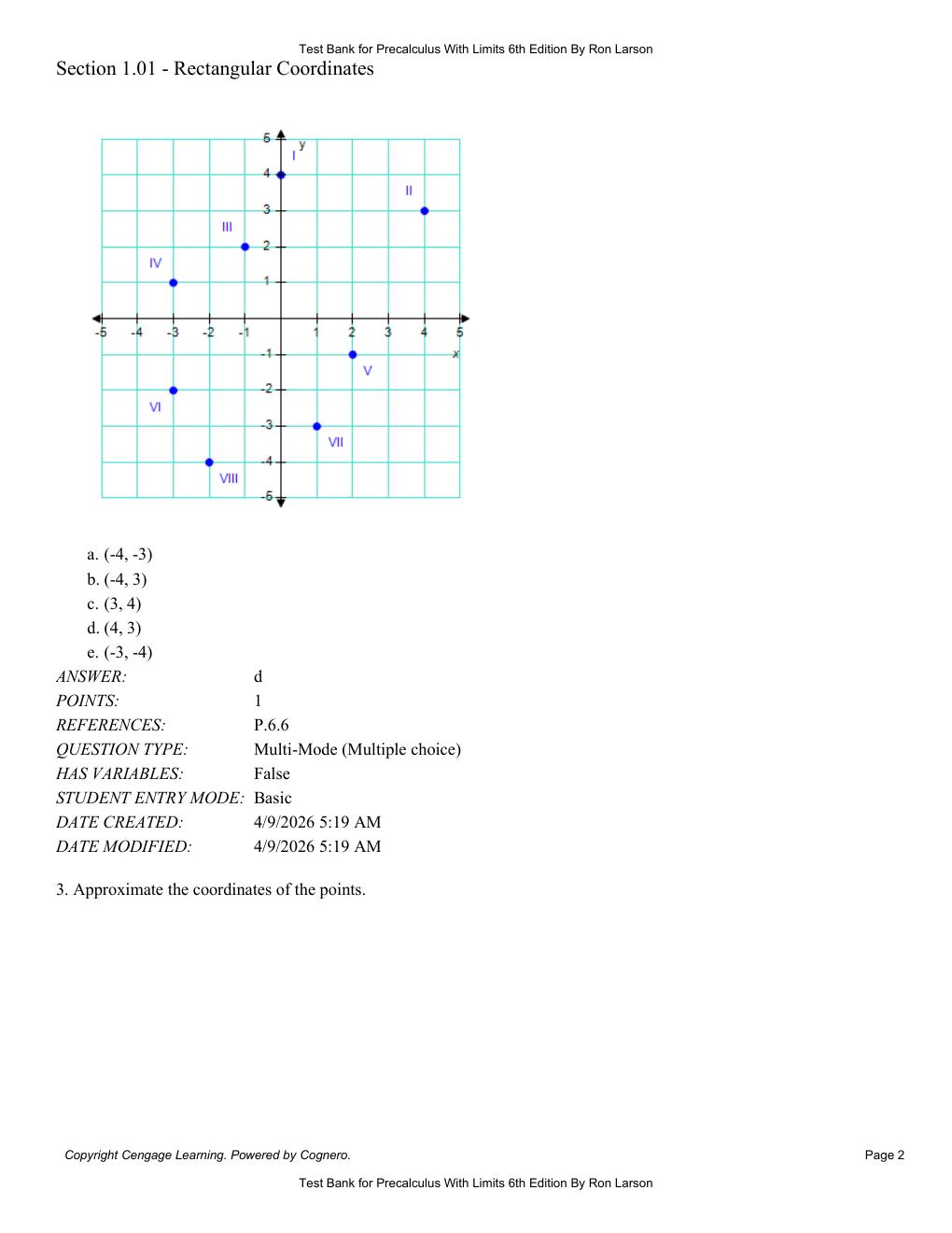 Preview page 4 of Test Bank For Precalculus With Limits 6th Edition By Ron Larson