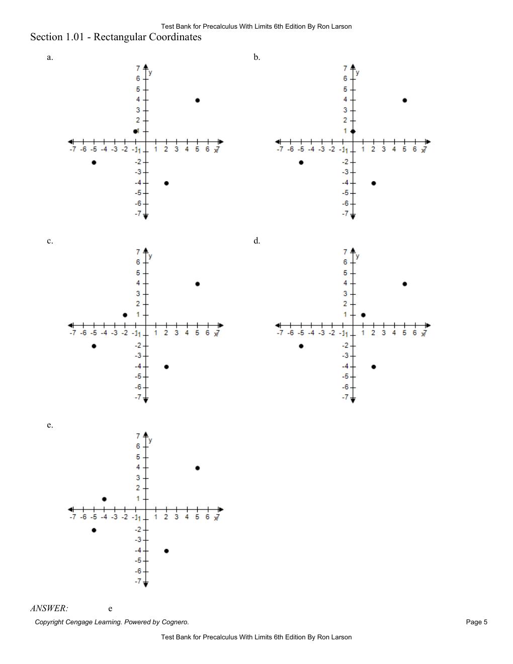 Preview page 7 of Test Bank For Precalculus With Limits 6th Edition By Ron Larson