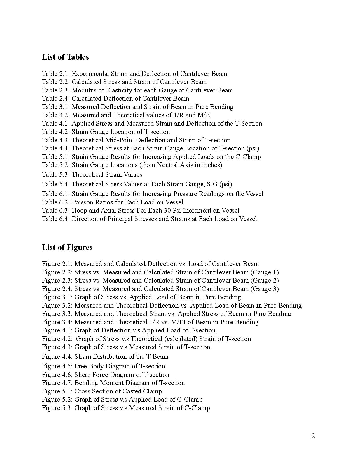 Preview page 3 of MEC 430 Solid Mechanics I strain gauges lab Report