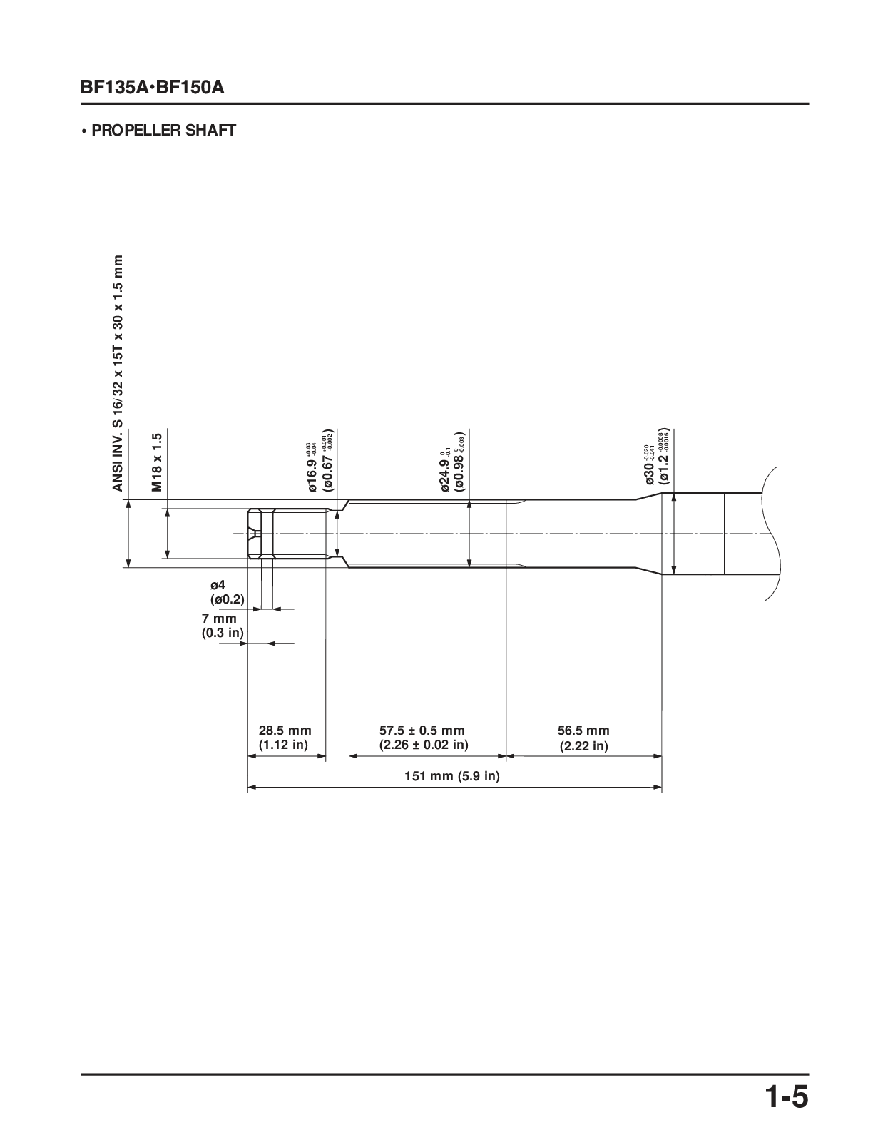 Preview page 2 of Honda BF135A BF150A Service Manual