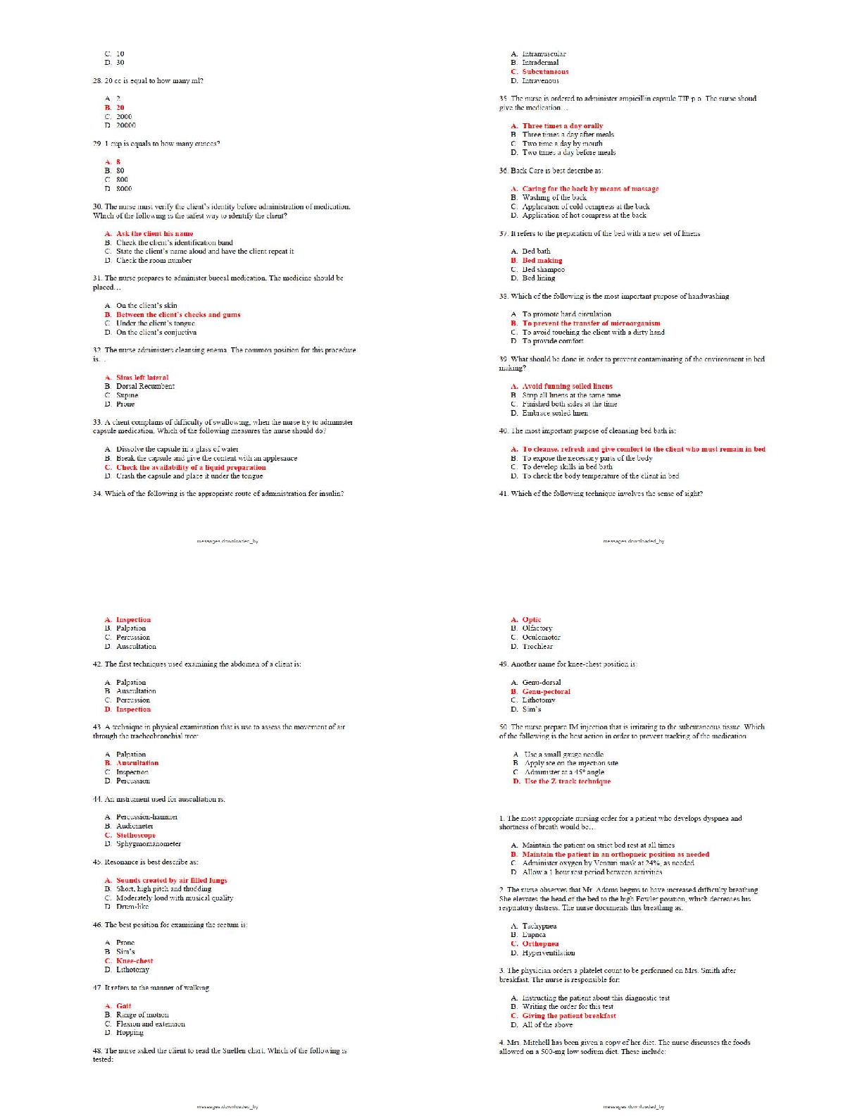 Preview page 2 of Prometric Nursing Exam 100 Essential Practice Questions | Score 100% | Latest 2026 Updated Study Guide
