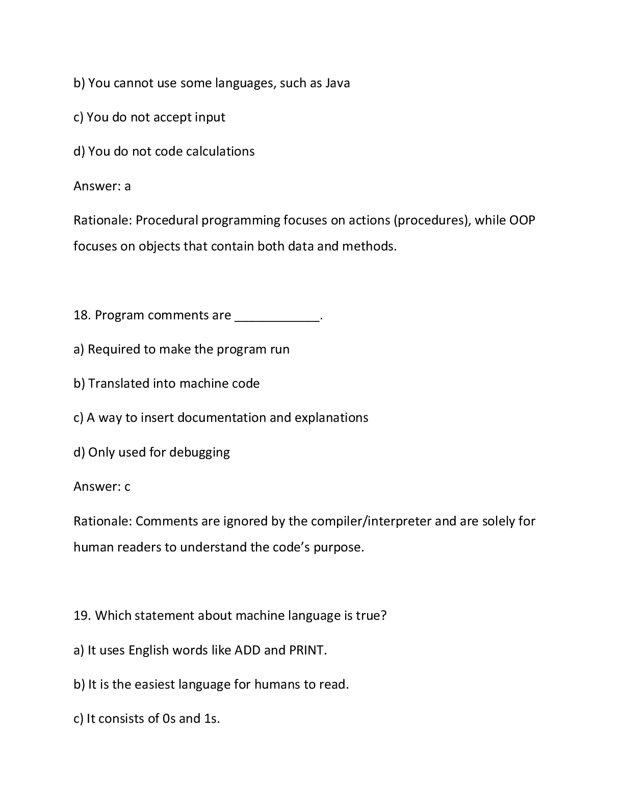 Preview page 9 of Solutions For Programming Logic and Design