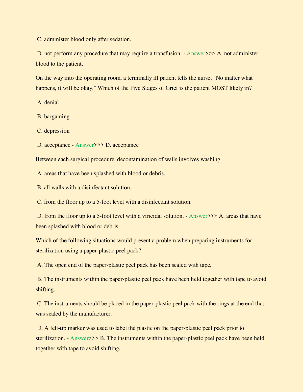 Preview page 5 of NBSTSA CST PRACTICE TEST EXAM A 2026 LATEST STUDY QUESTIONS WITH VERIFIED SOLUTIONS 100% ASSURED PASS TOP RATED