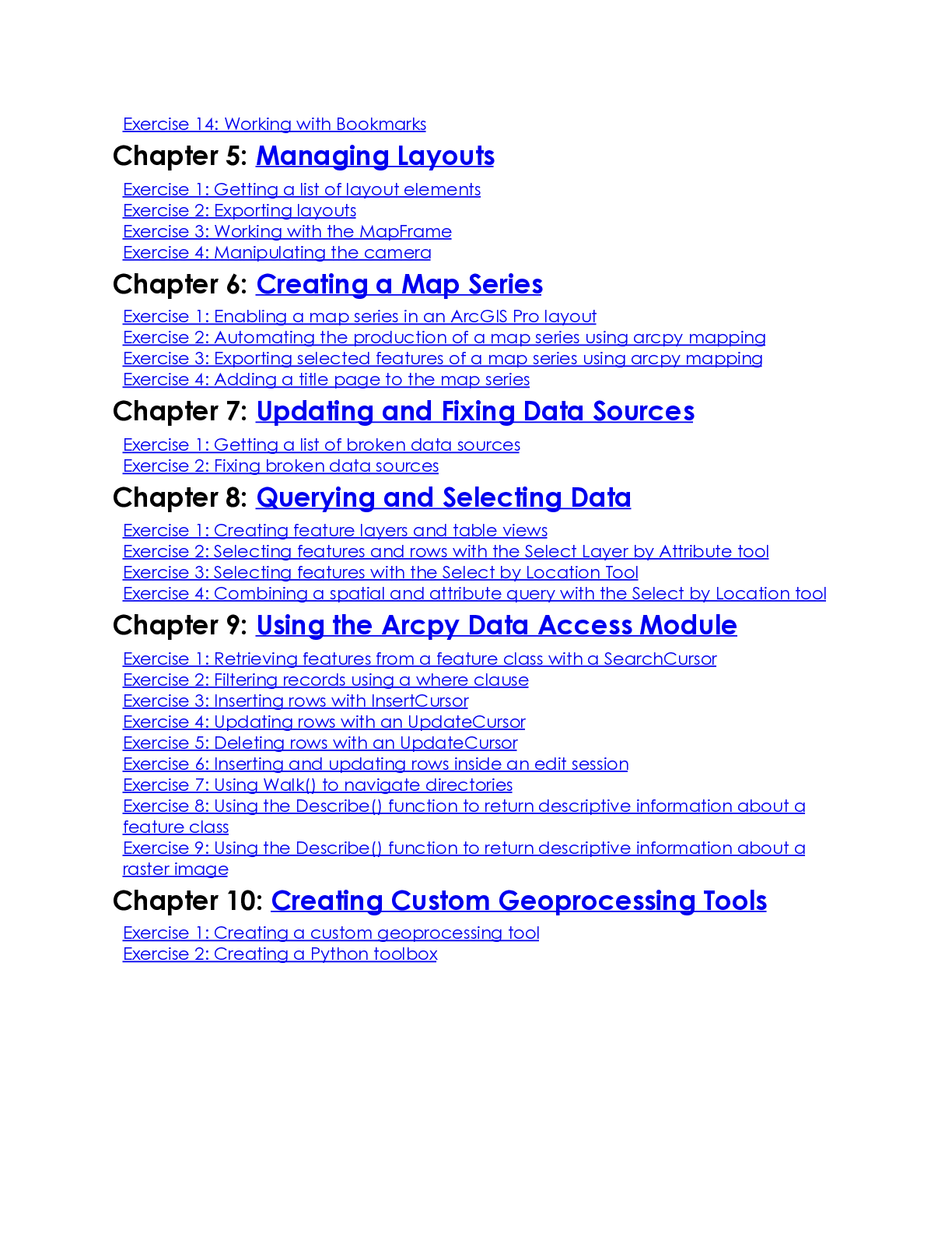 Preview page 7 of eBook PDF Programming ArcGIS Pro with Python 2nd Edition By Eric Pimpler