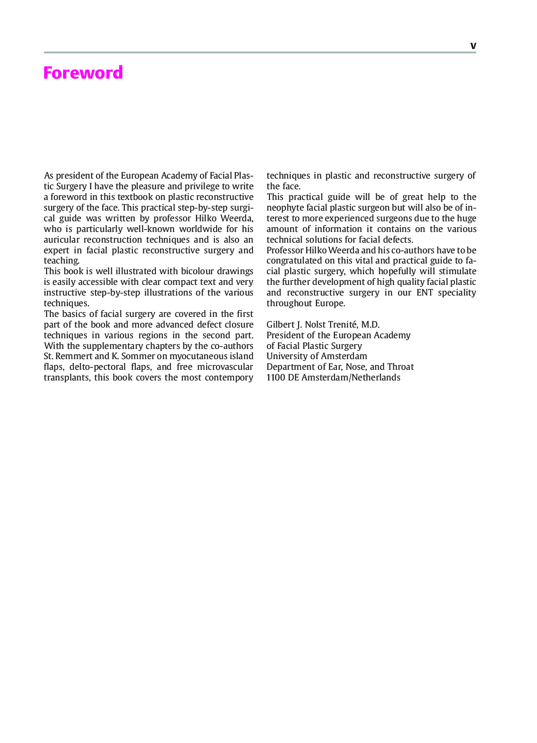 Preview page 4 of eBook PDF Reconstructive Facial Plastic Surgery A Problem-Solving Manual Expanded Edition 1st Edition By Hilko Weerda