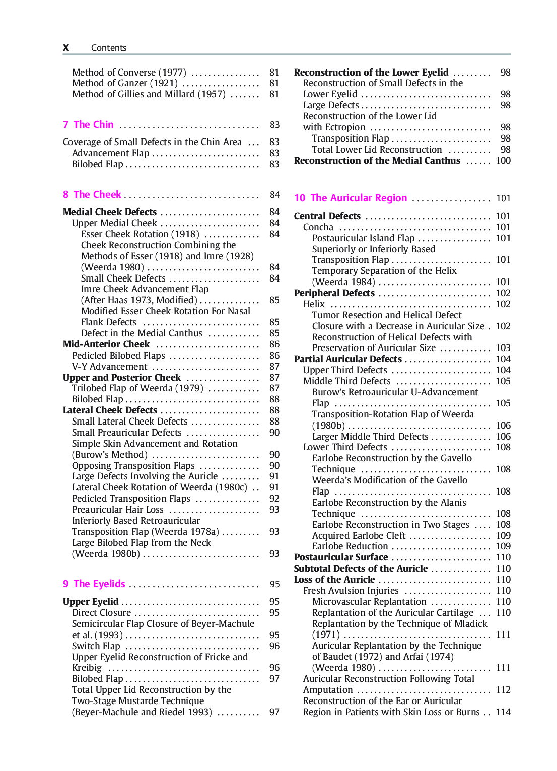 Preview page 9 of eBook PDF Reconstructive Facial Plastic Surgery A Problem-Solving Manual Expanded Edition 1st Edition By Hilko Weerda