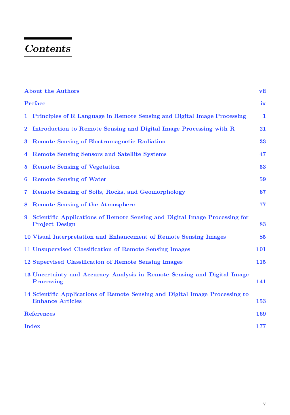 Preview page 6 of Remote Sensing and Digital Image Processing with R Lab Manual 1st Edition By Marcelo de Carvalho Alves, Luciana Sanches
