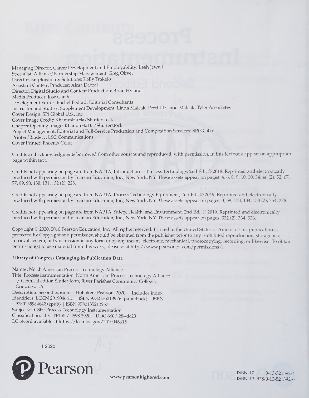 Preview page 4 of eBook Scan PDF Copy Process Instrumentation 2nd Edition By NAPTA