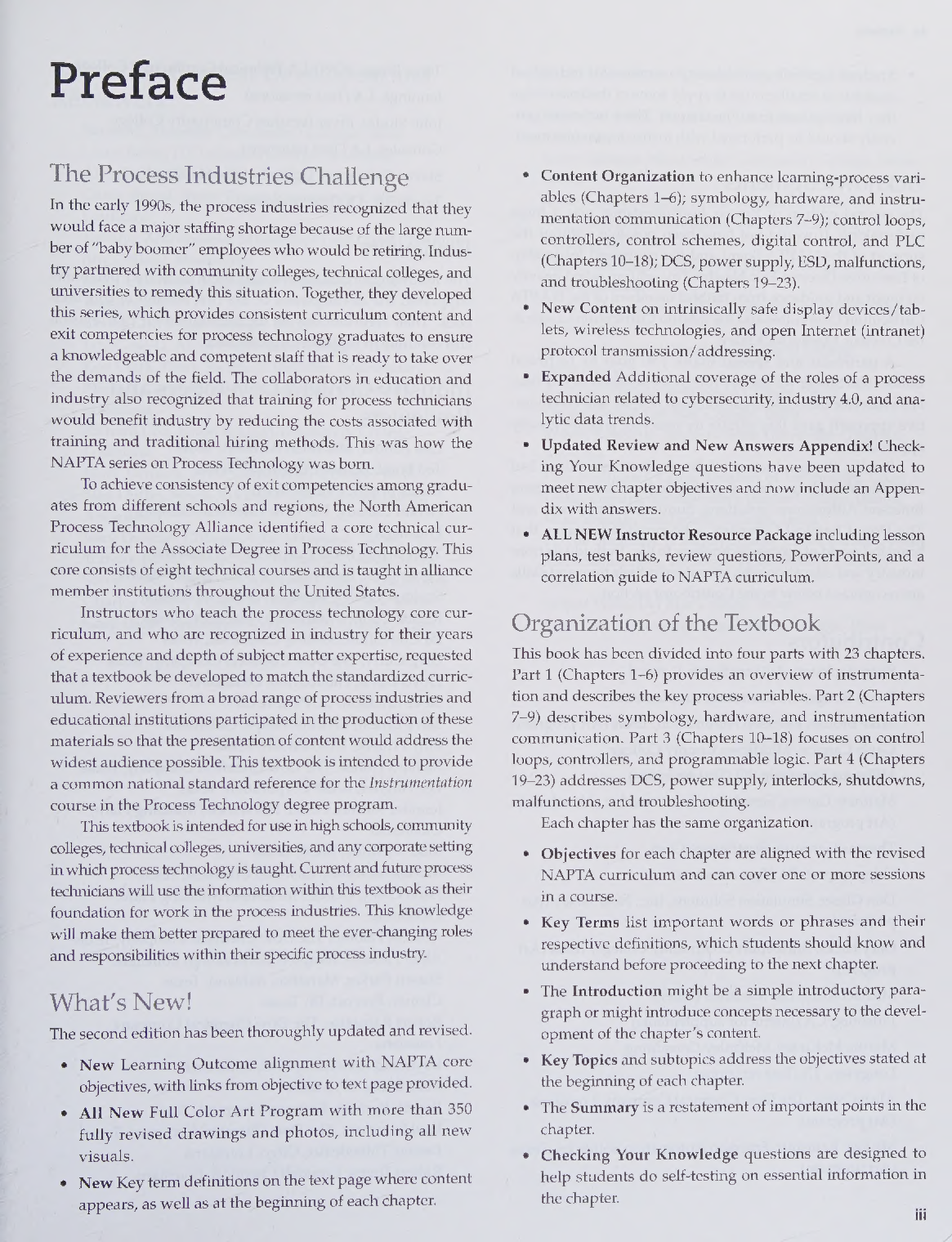 Preview page 5 of eBook Scan PDF Copy Process Instrumentation 2nd Edition By NAPTA