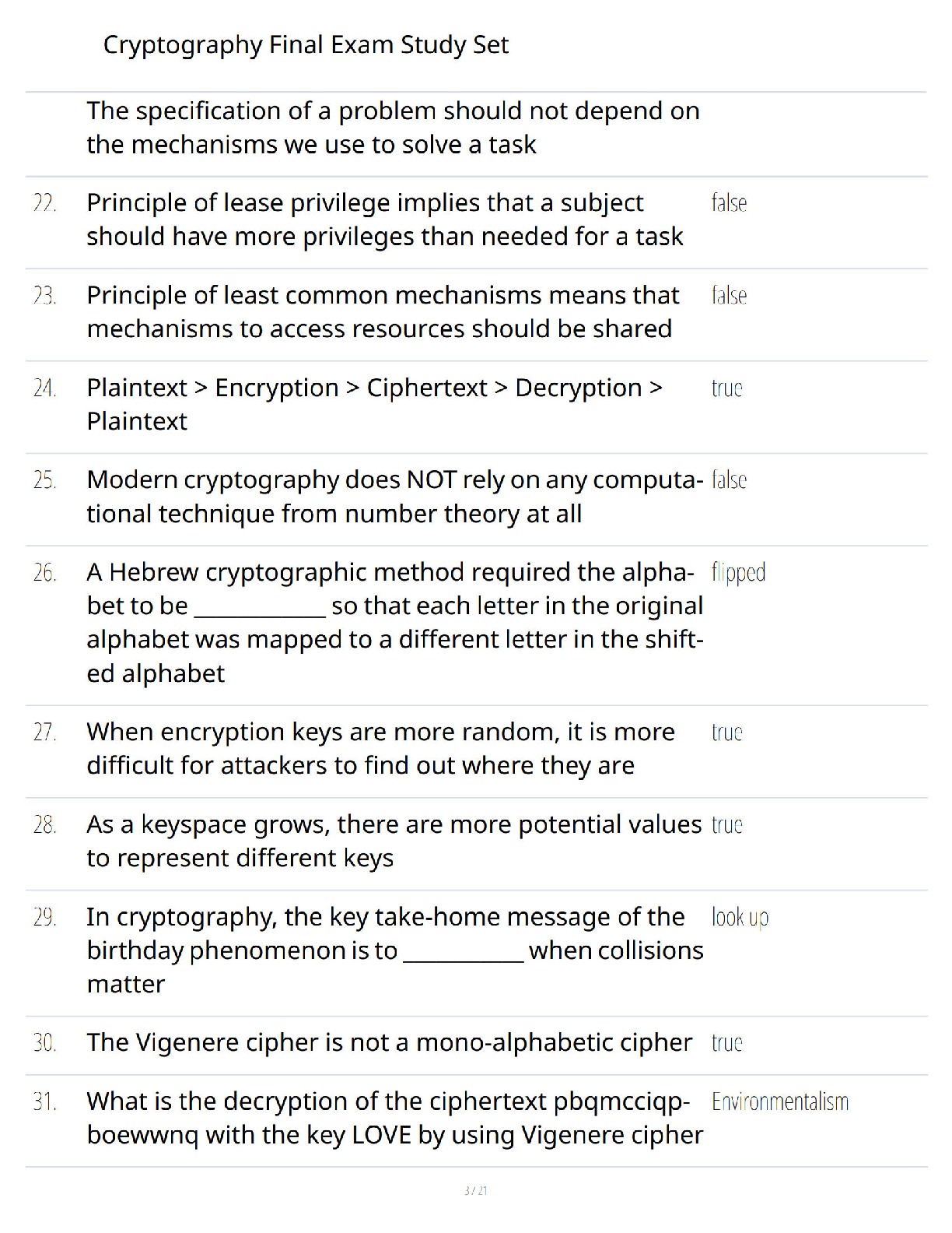 Preview page 2 of Cryptography Final Exam Study Set - Verified Questions and Answers - A+ Guaranteed - Guaranteed Success Ultimate Exam Re