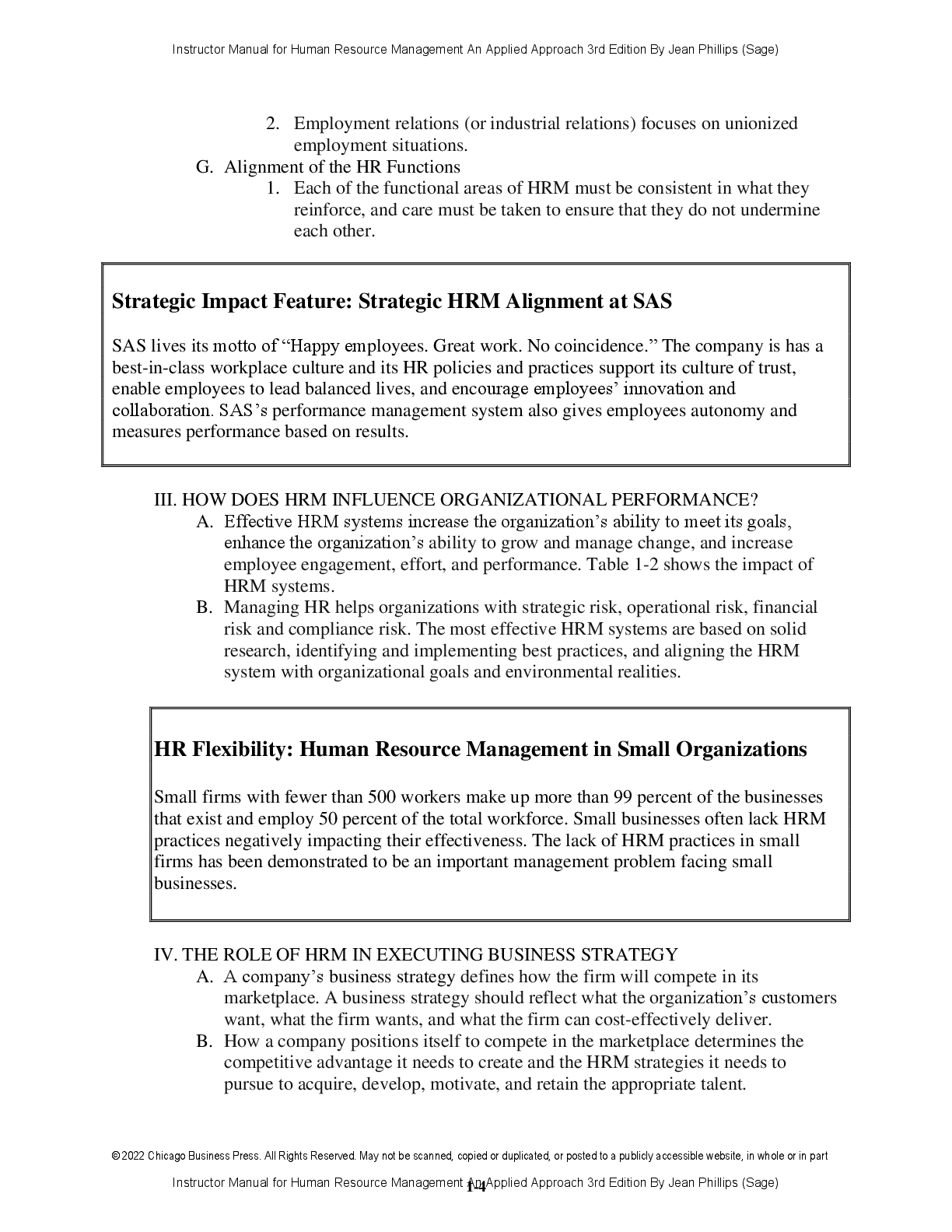 Preview page 4 of Instructor Manual Human Resource Management An Applied Approach 3rd Edition By Jean Phillips