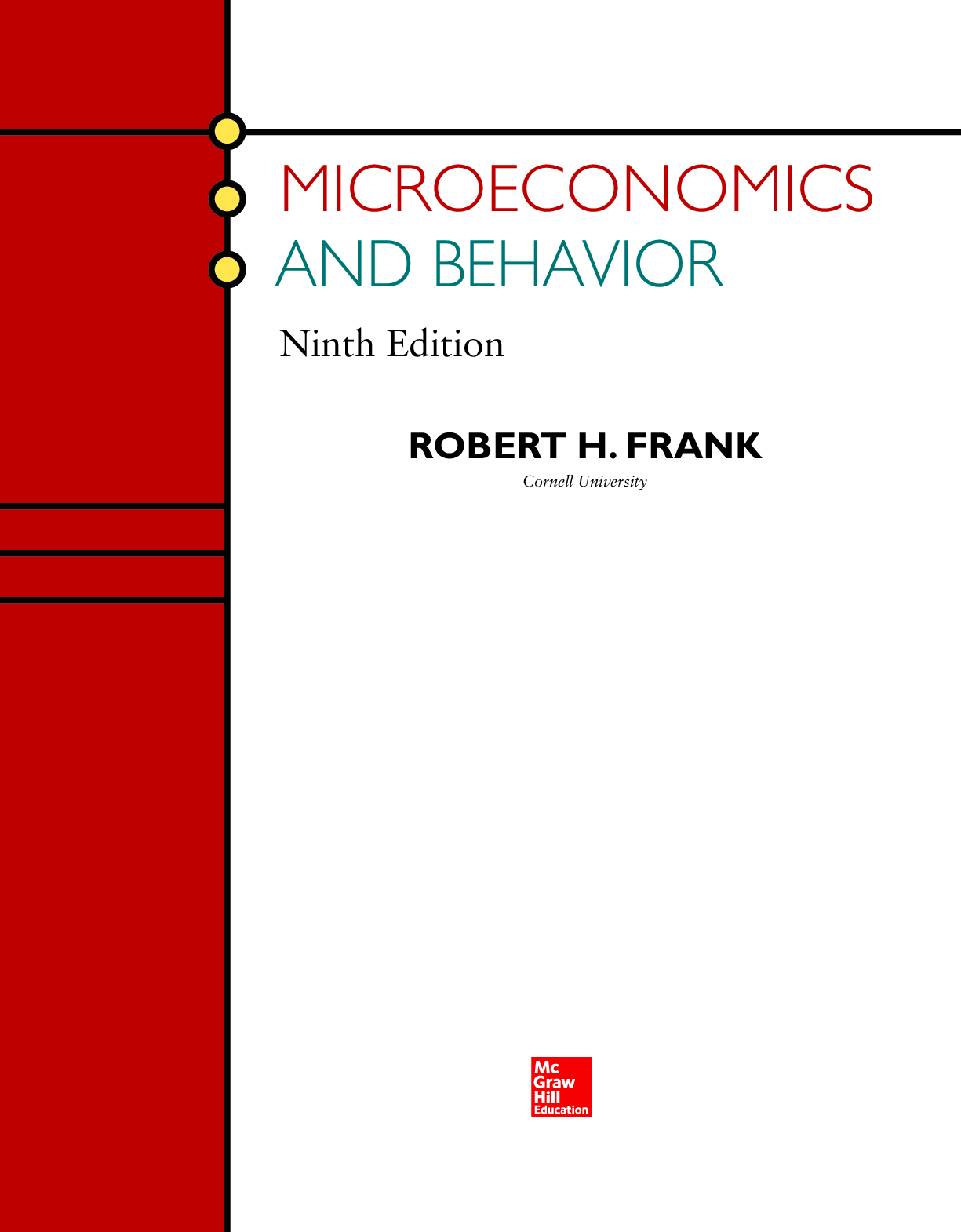 Preview page 2 of PDF(ebook) Microeconomics and behavior,Robert Frank,9e
