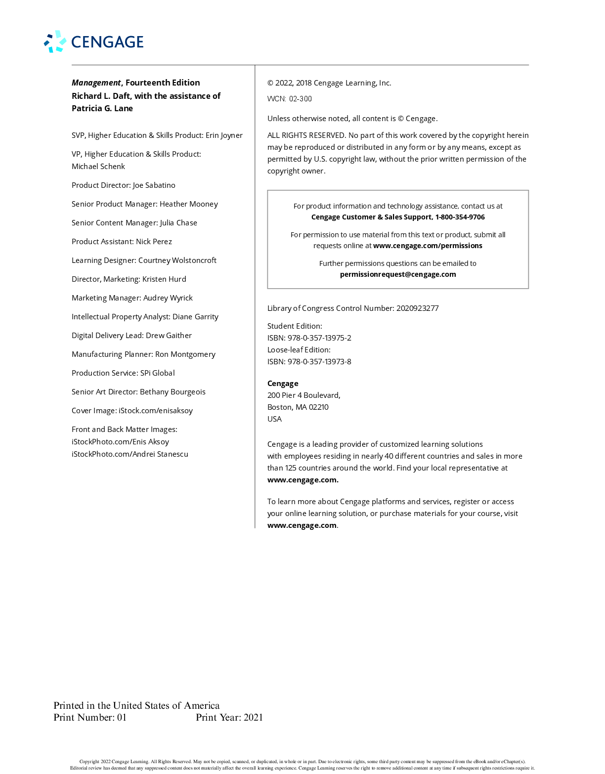 Preview page 2 of PDF(ebook) Management (MindTap Course List)Richard L. Daft,14e