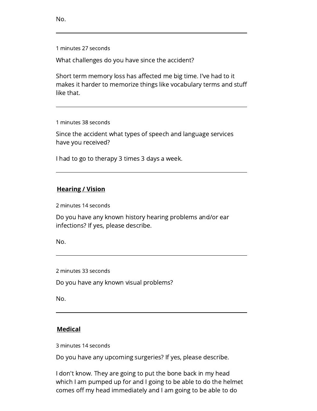 Preview page 2 of Virtual Simucase: Doug- Assessment (SLP)| Complete Assessment, results, updated 2025/2026.