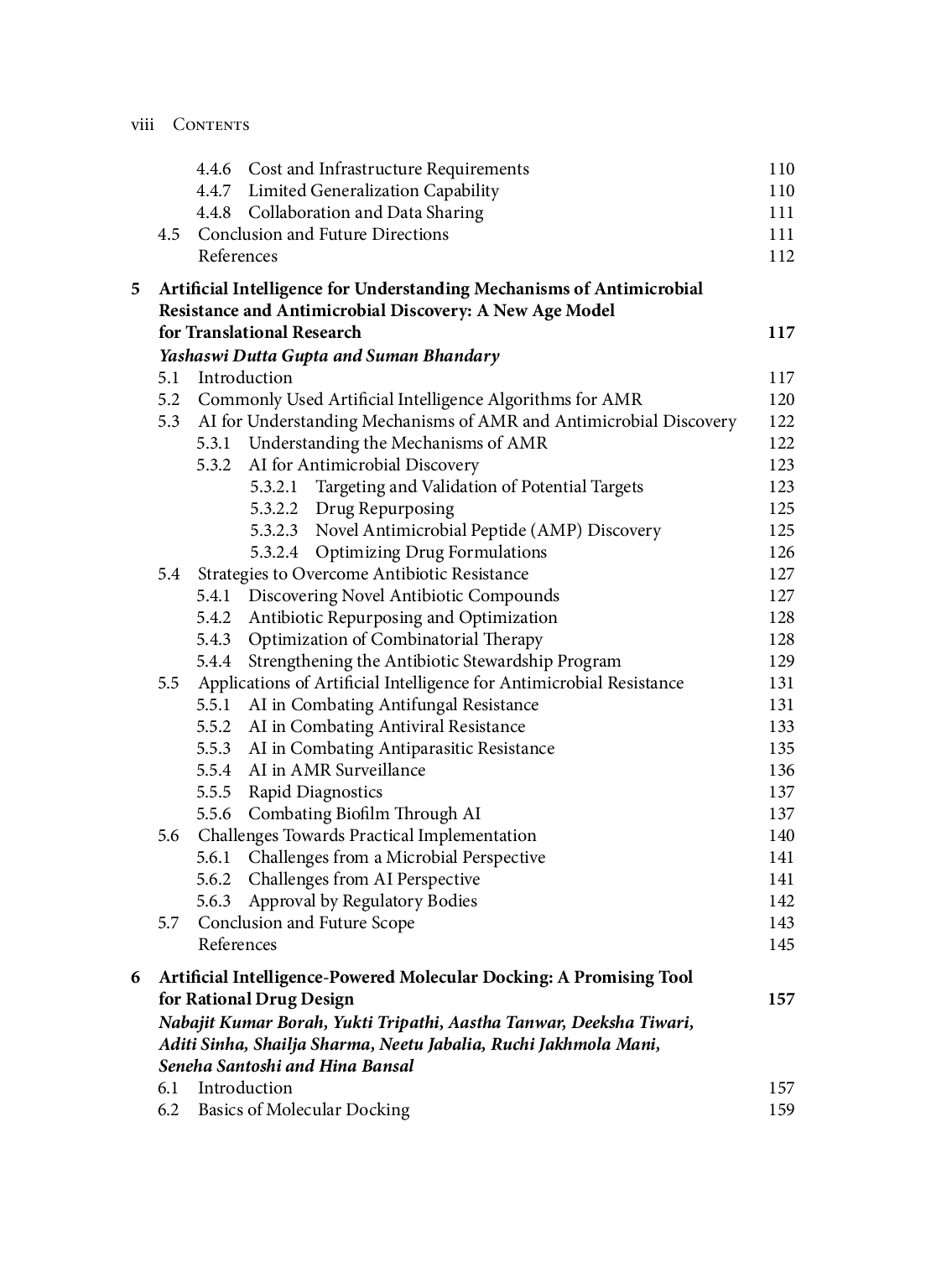 Preview page 10 of Artificial Intelligence and Machine Learning in Drug Design and Development By Khanna, Barachi, Jain, Kumar, Nayyar