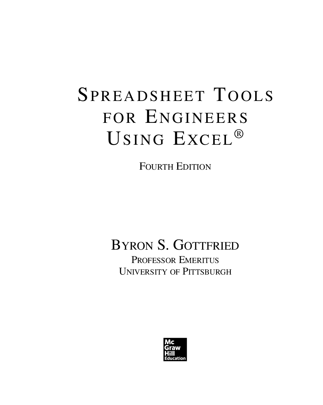 Preview page 2 of eBook PDF ISE Spreadsheet Tools for Engineers Using Excel 4th Edition By Byron Gottfried