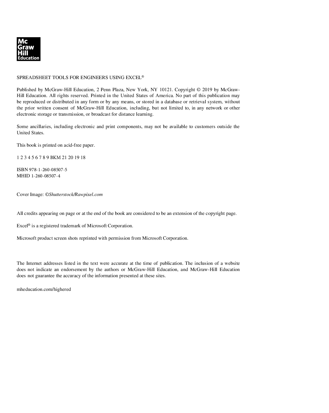 Preview page 3 of eBook PDF ISE Spreadsheet Tools for Engineers Using Excel 4th Edition By Byron Gottfried