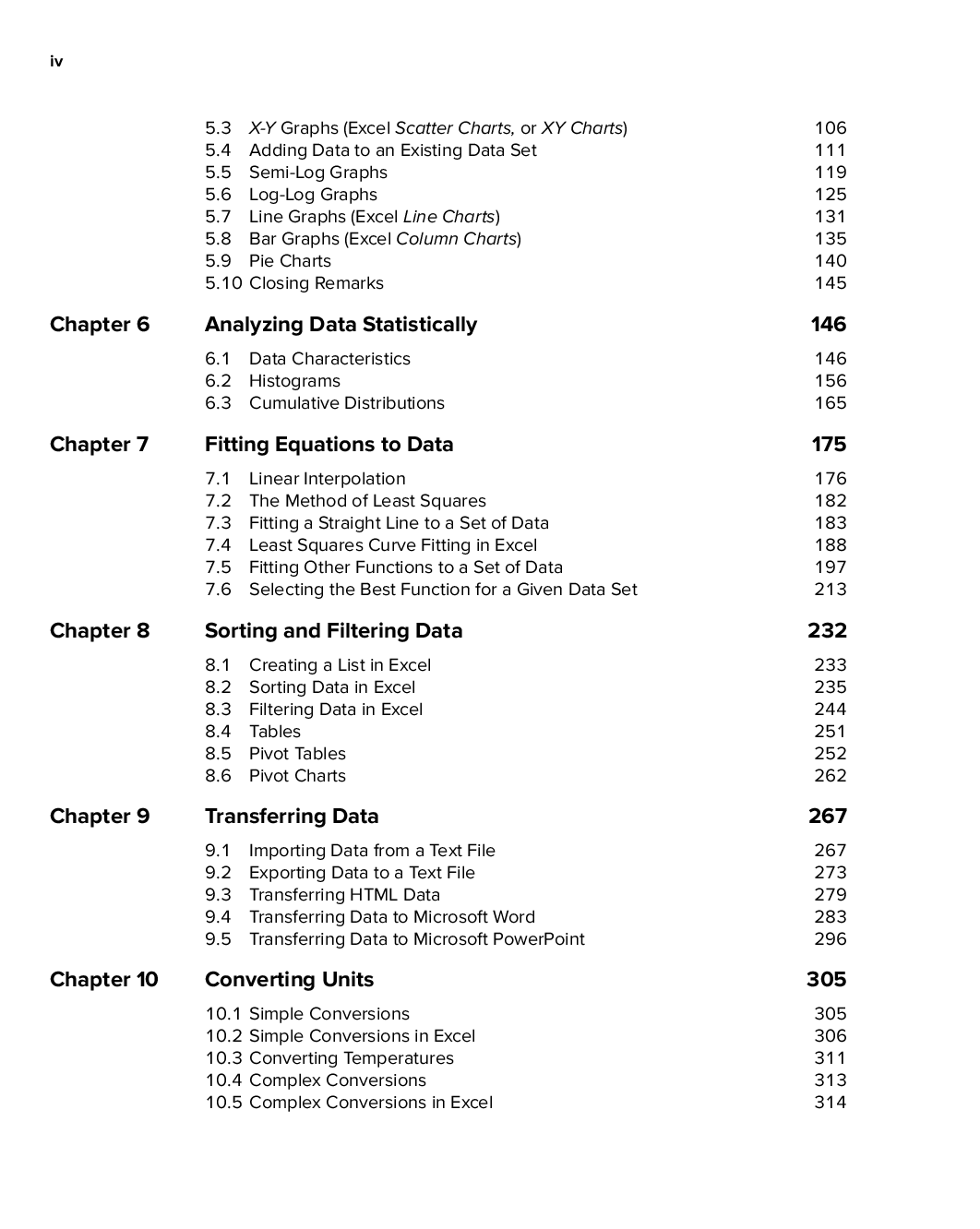 Preview page 5 of eBook PDF ISE Spreadsheet Tools for Engineers Using Excel 4th Edition By Byron Gottfried