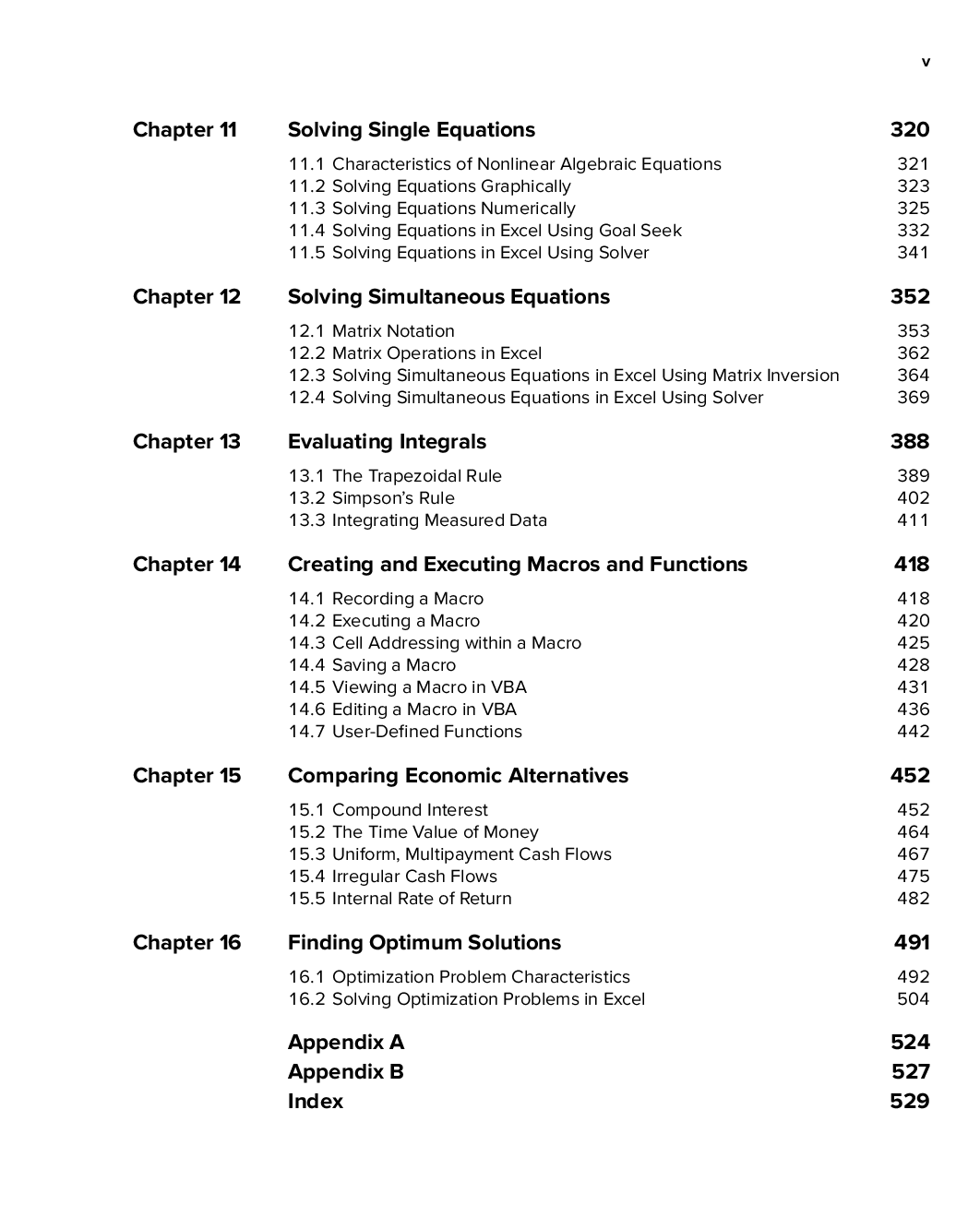 Preview page 6 of eBook PDF ISE Spreadsheet Tools for Engineers Using Excel 4th Edition By Byron Gottfried
