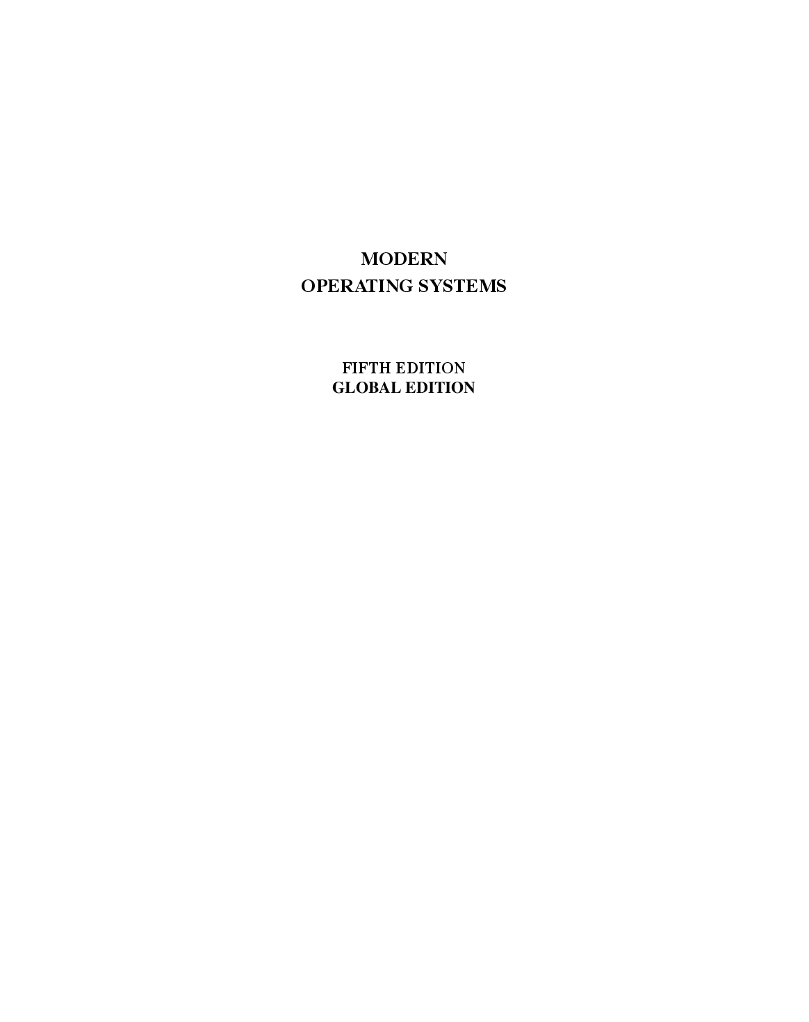 Preview page 2 of eBook PDF Modern Operating Systems 5th Global Edition By Andrew Tanenbaum