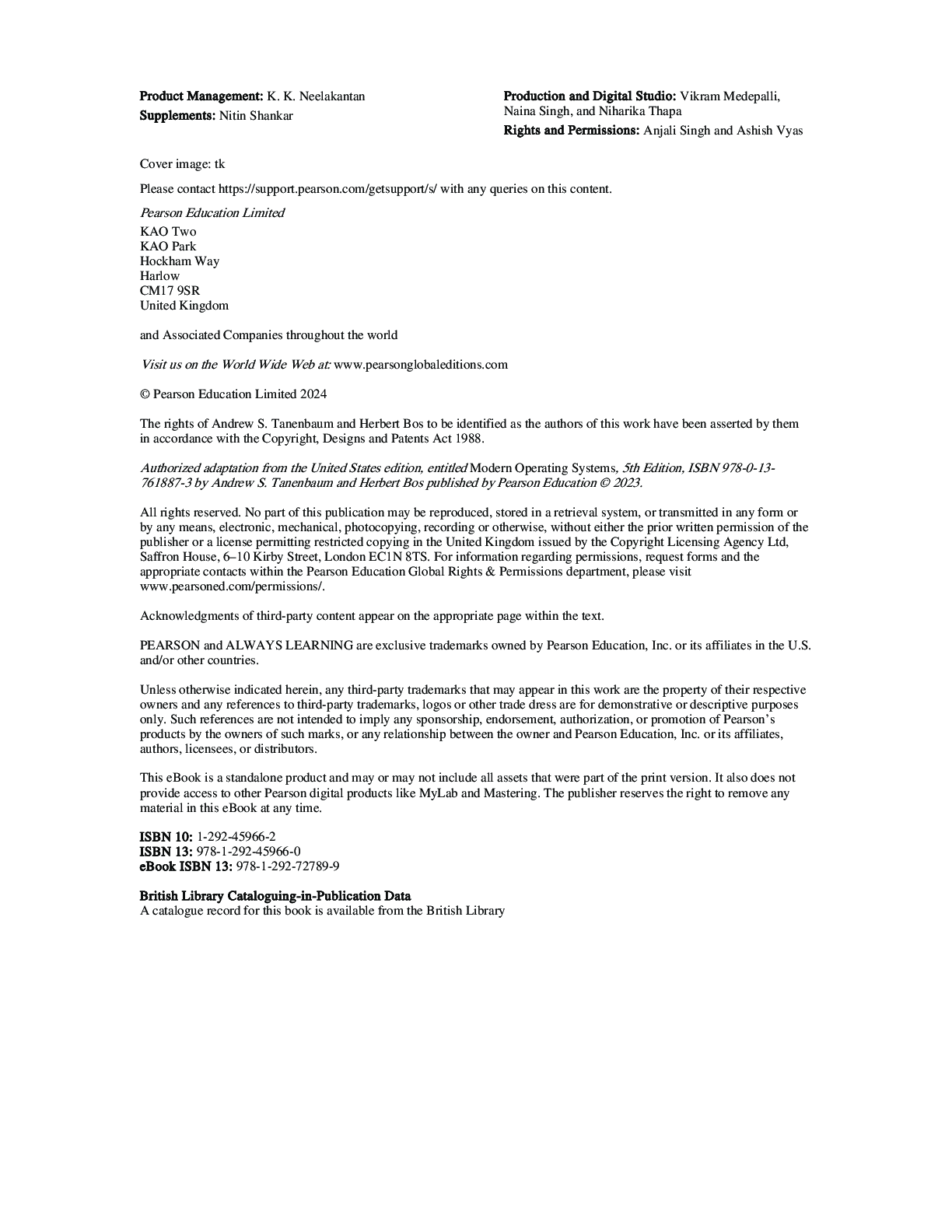 Preview page 4 of eBook PDF Modern Operating Systems 5th Global Edition By Andrew Tanenbaum