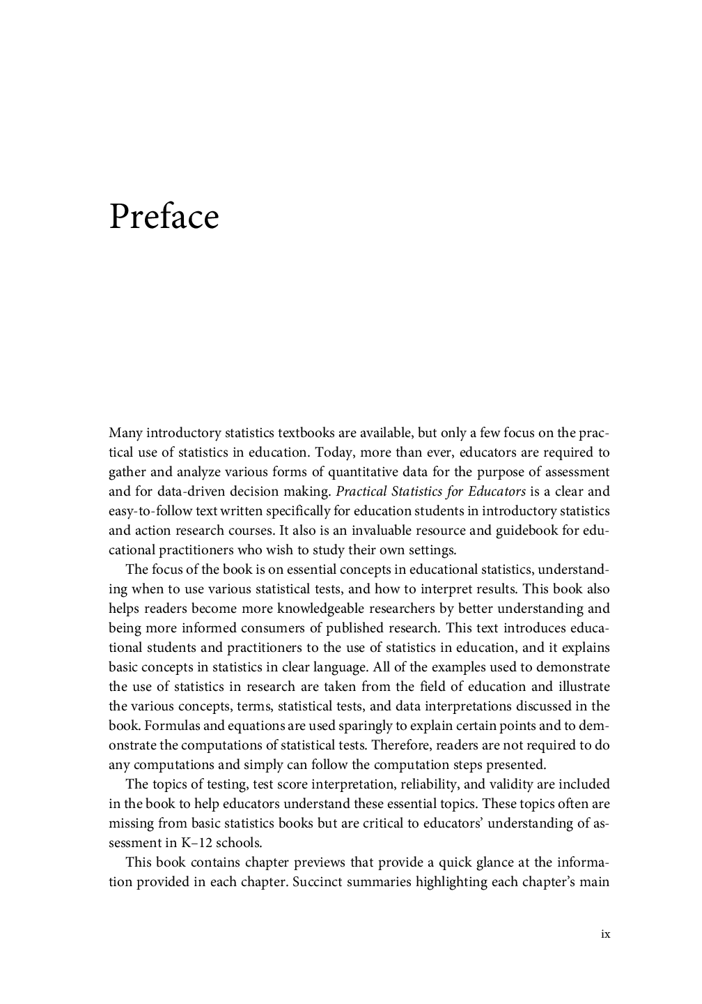 Preview page 7 of eBook PDF Practical Statistics For Educators 6th Edition By Ruth Ravid