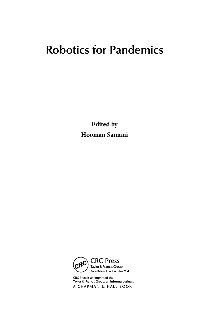 Preview page 2 of Robotics for Pandemics 1st Edition By Hooman Samani