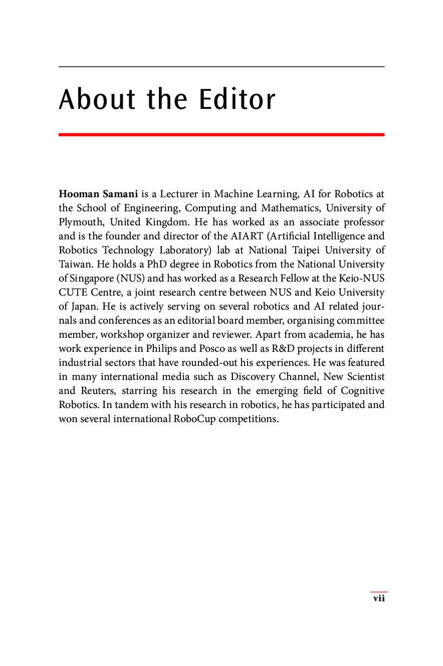 Preview page 5 of Robotics for Pandemics 1st Edition By Hooman Samani