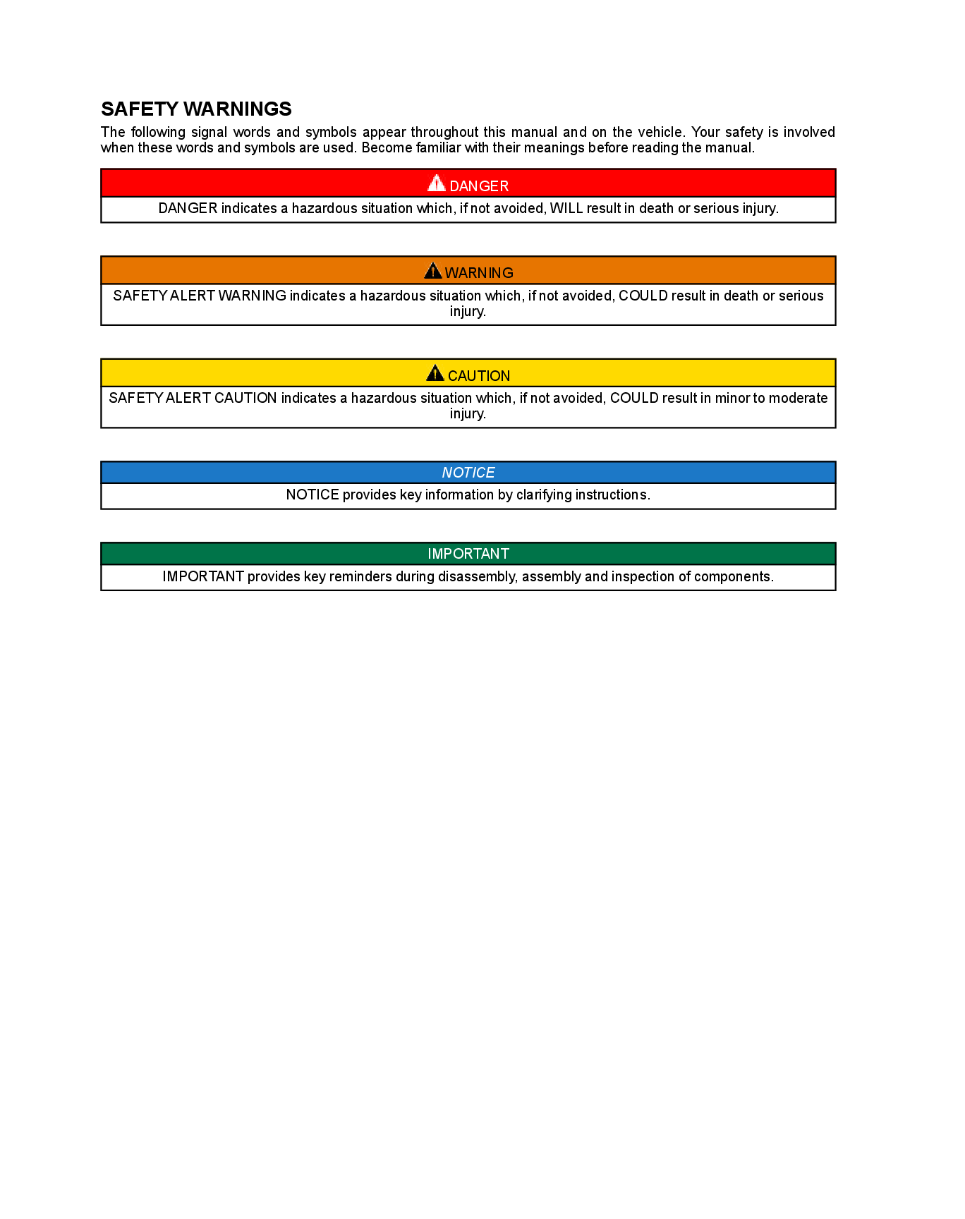 Preview page 2 of Polaris GENERAL Service Manual 2020-2021 GENERAL XP