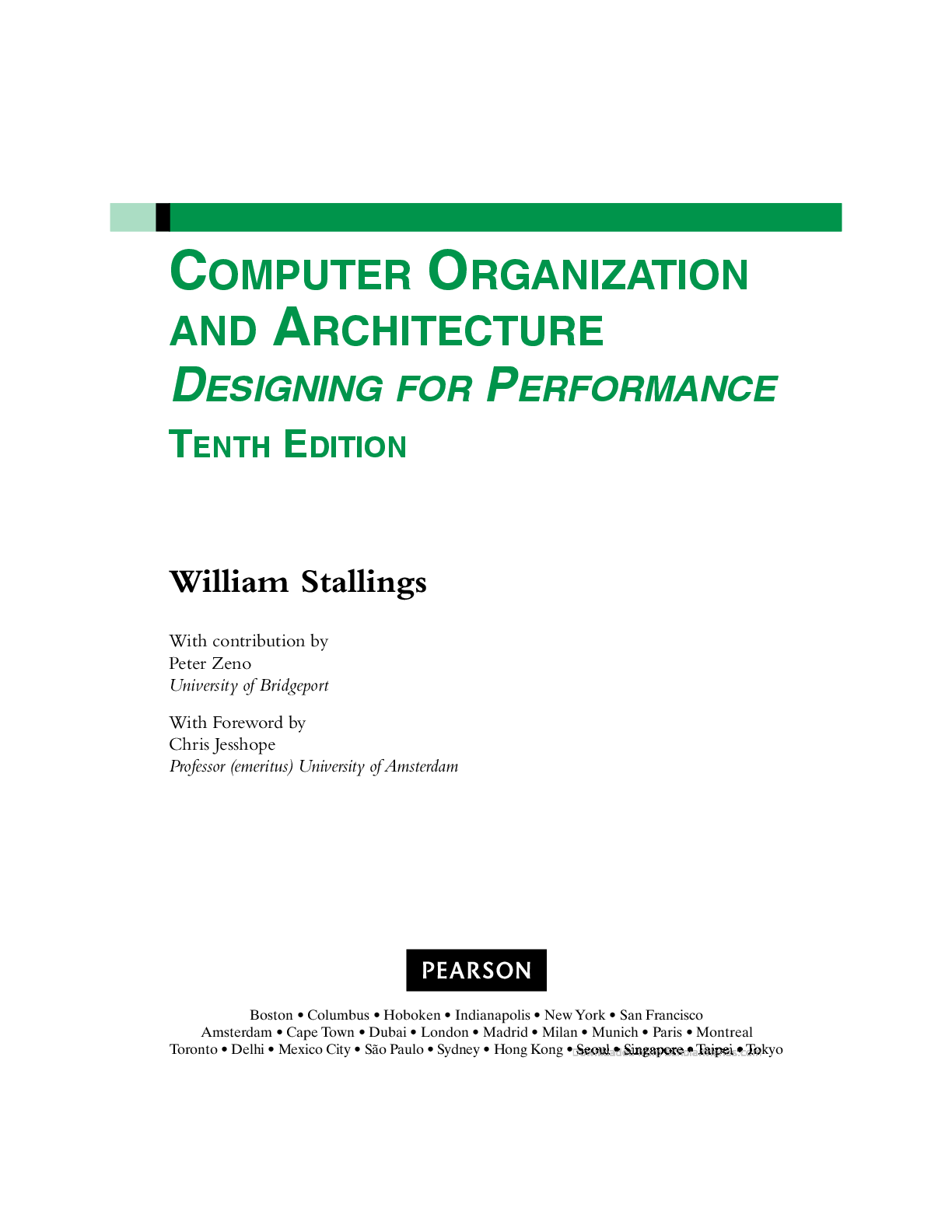 Preview page 4 of Computer Organization and Architecture Designing for Performance 10th Edition William Stallings eBook PDF
