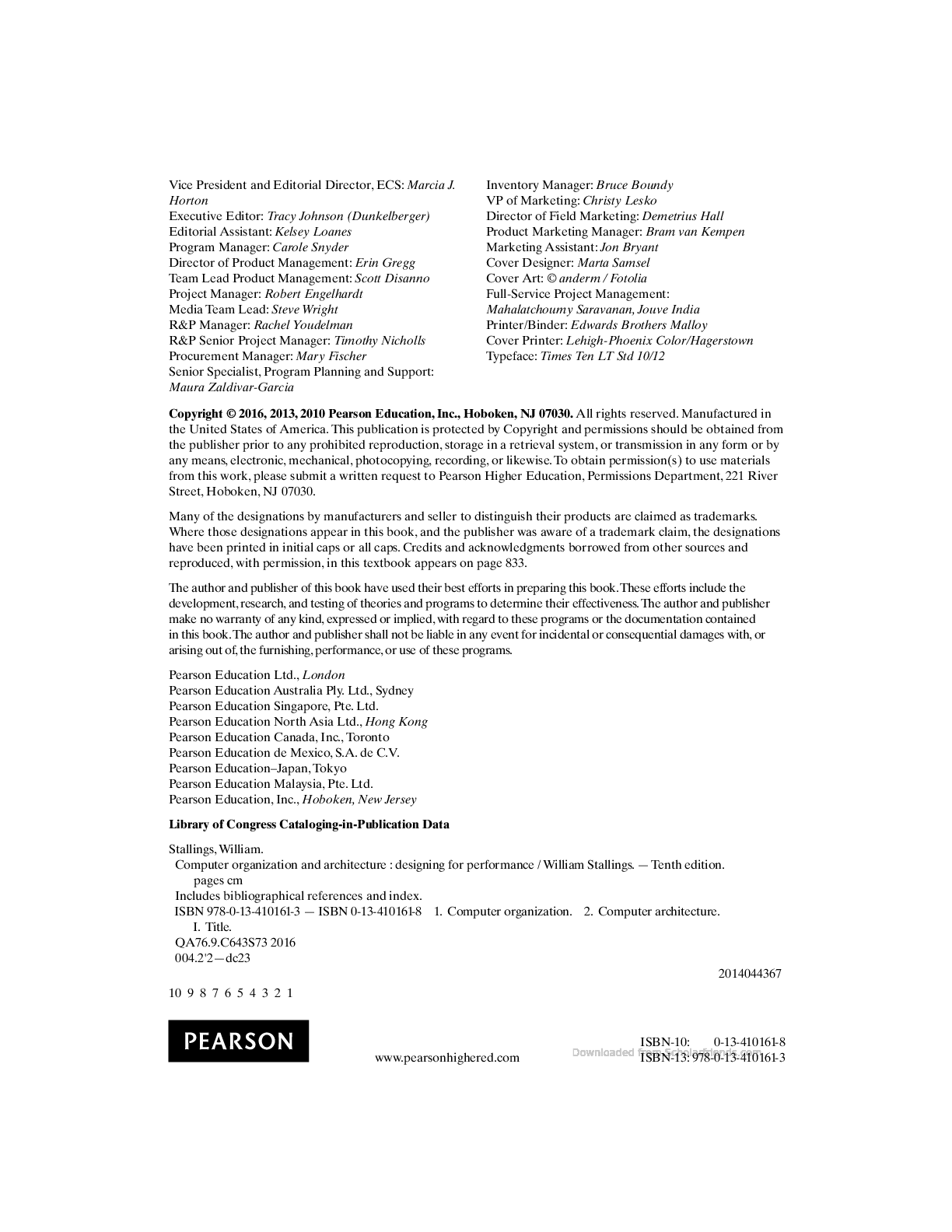 Preview page 5 of Computer Organization and Architecture Designing for Performance 10th Edition William Stallings eBook PDF