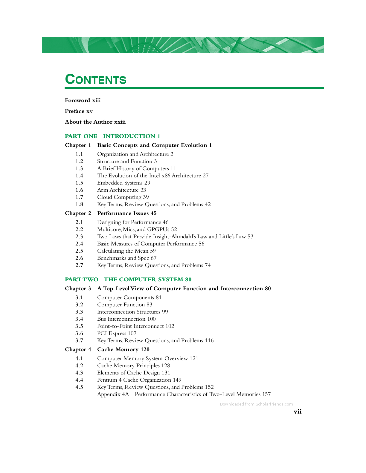 Preview page 8 of Computer Organization and Architecture Designing for Performance 10th Edition William Stallings eBook PDF